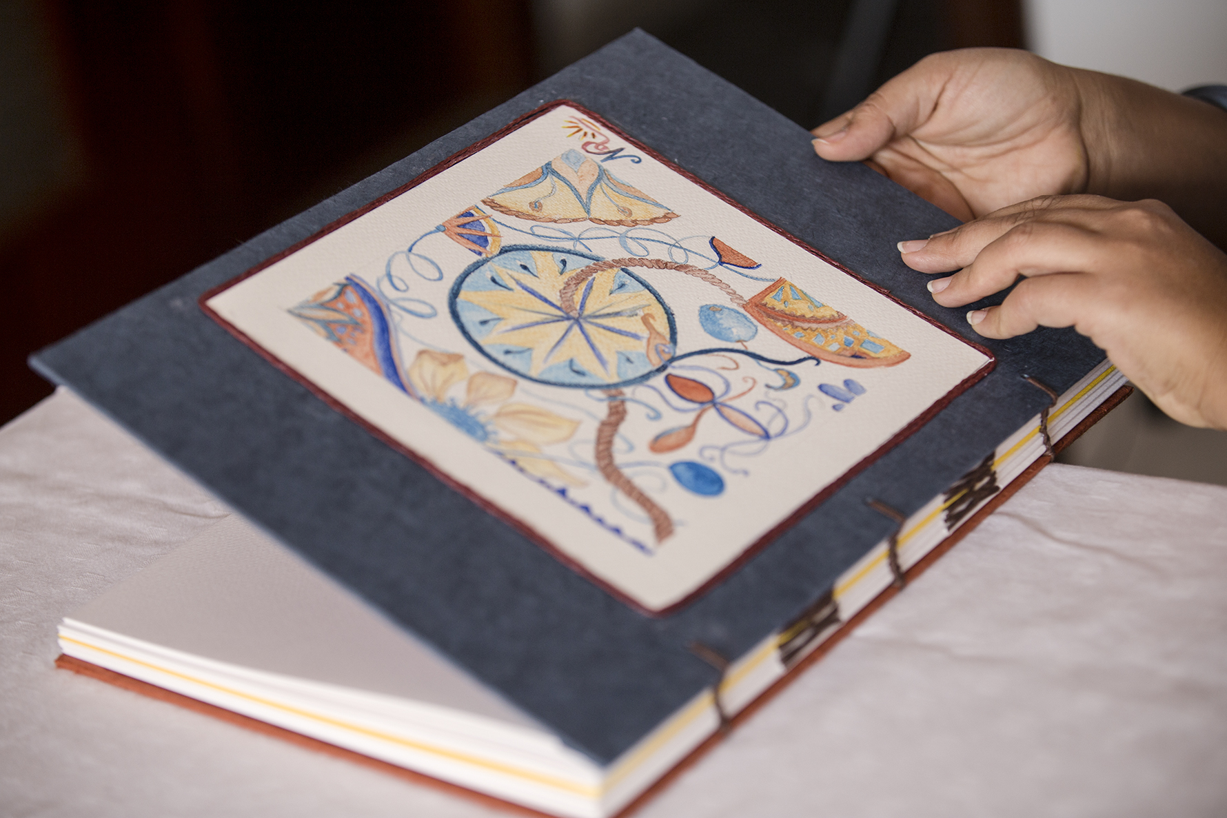 Album serie Floreale 33x24 - 28 Pagine - Blu - immagine 2