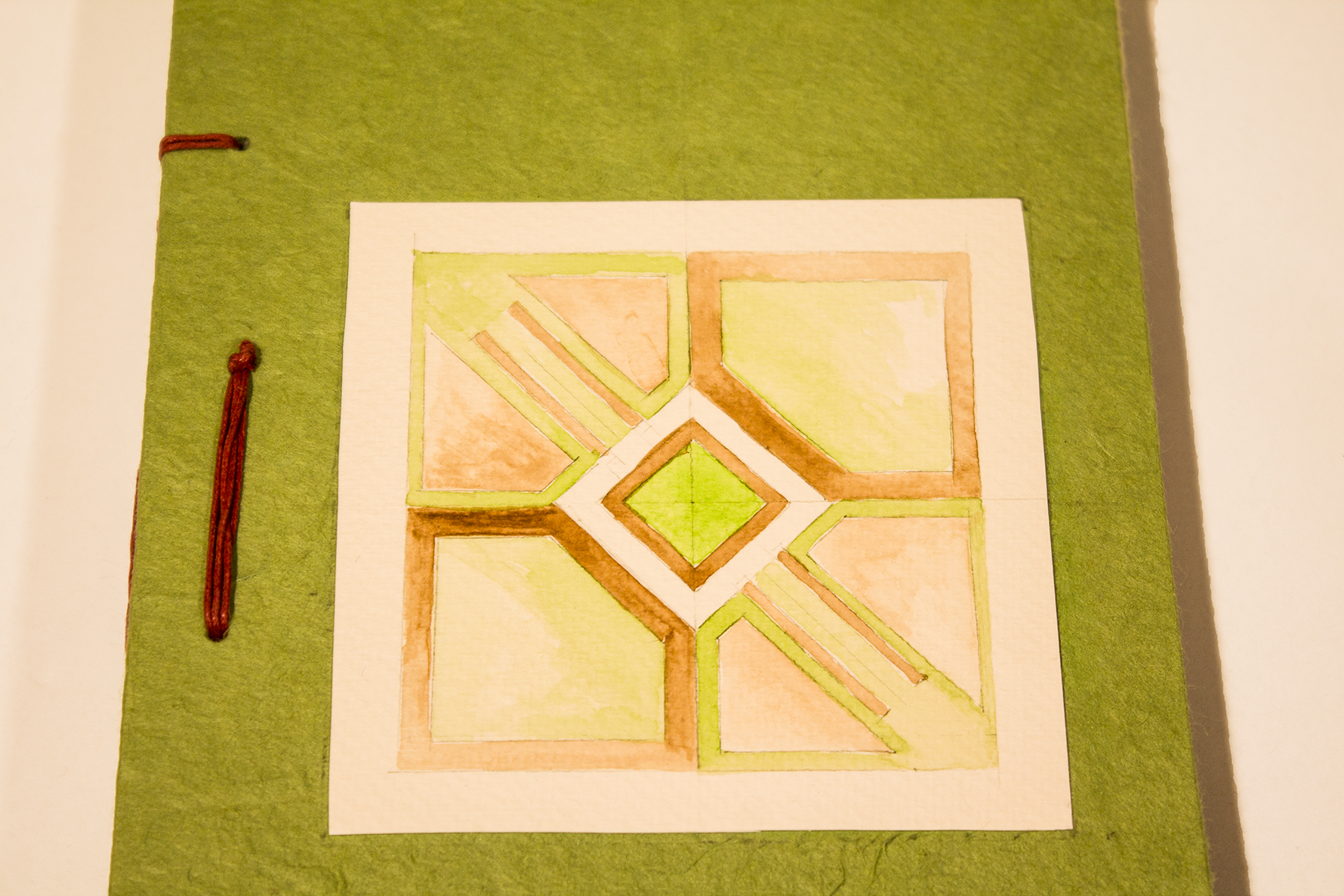 Taccuino serie Geometrico 20x15 - 36 Pagine - Verde - immagine 7