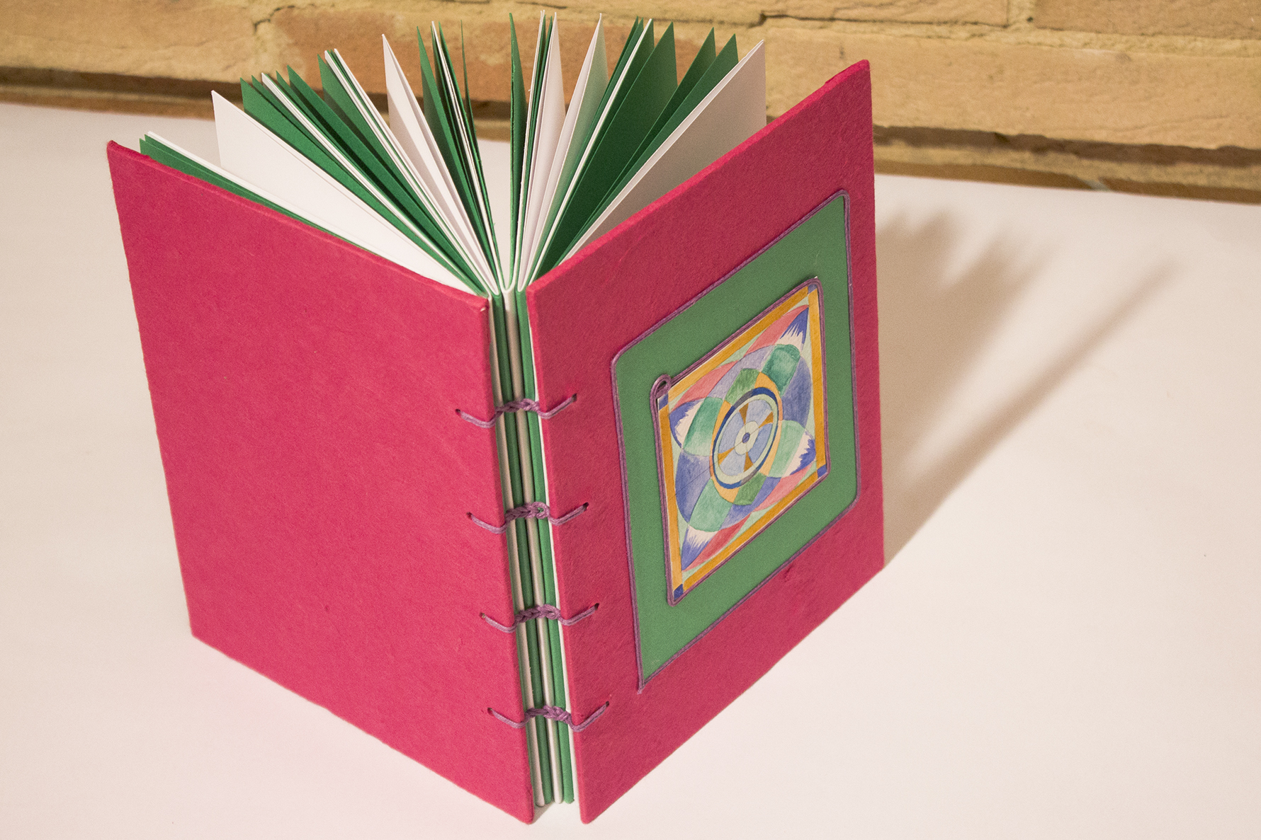 Album serie Mandala 25x15 - 48 Pagine - Rosa